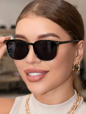 1PC Vintage Square Frame Sunglasses