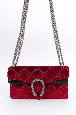2018 Dionysus Monogram Velvet Bag