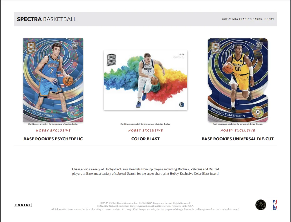 2022-23 Panini Spectra Basketball Fotl