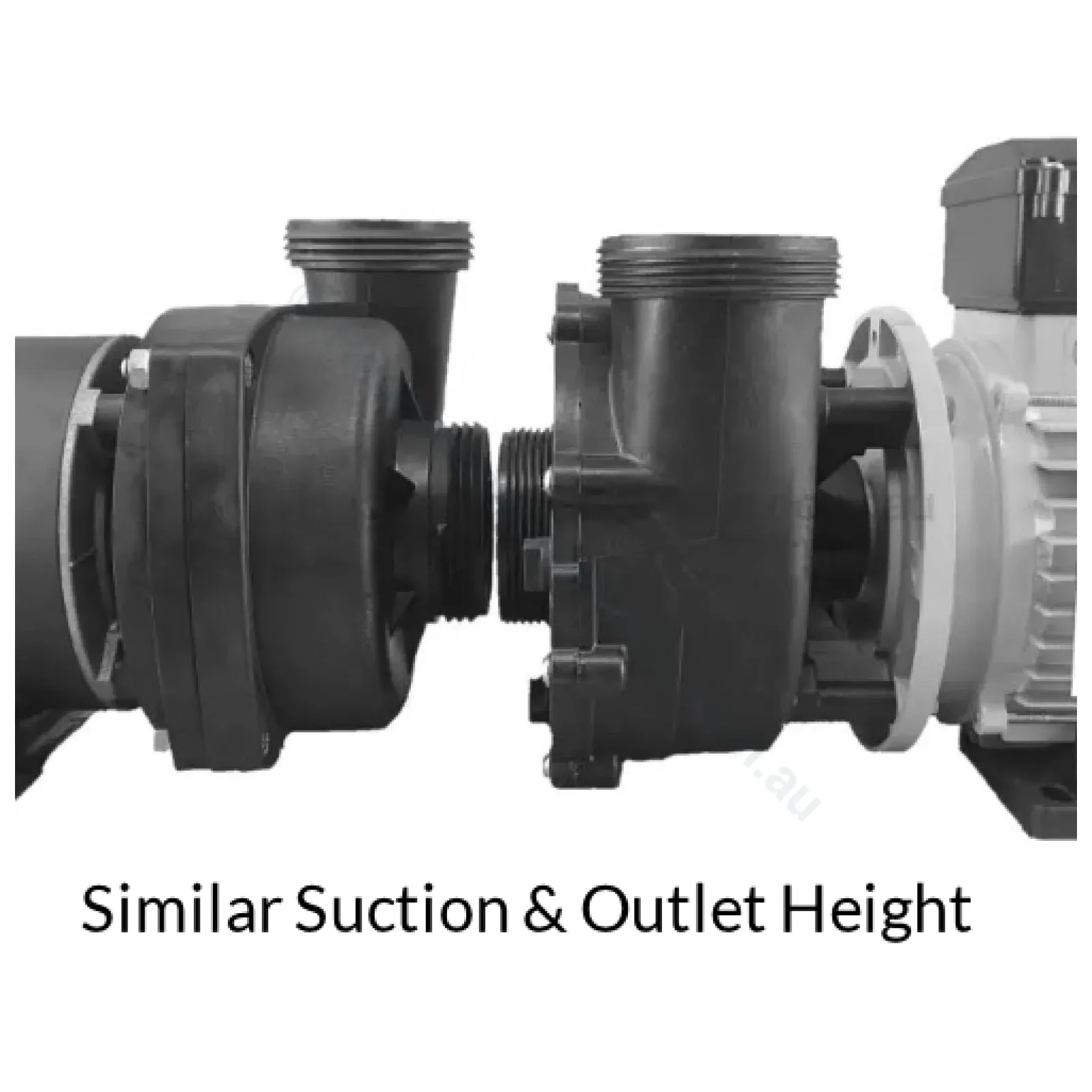 3.0 HP / 3.5 HP Maxi-flow Single Speed Spa Pump Replacement - Q6885 - By Spatex