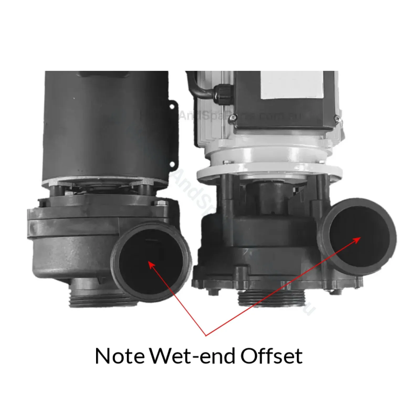3.0 HP / 3.5 HP Maxi-flow Single Speed Spa Pump Replacement - Q6885 - By Spatex