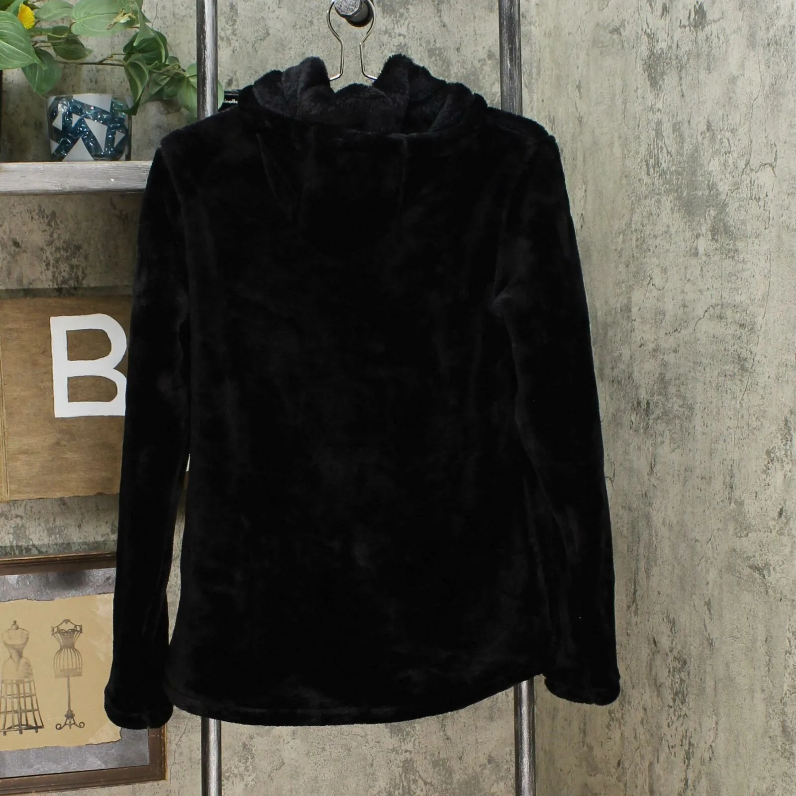 32 Degrees Heat Women's Hooded Plush Faux Fur Fleece Jacket