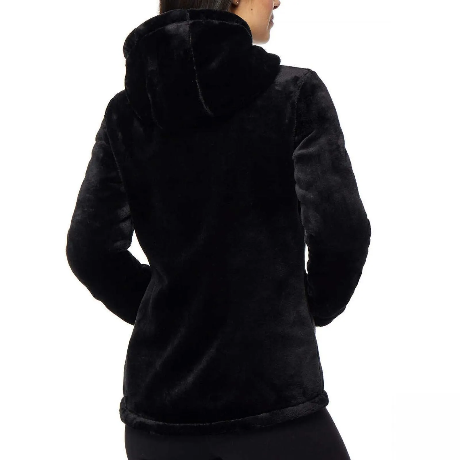 32 Degrees Heat Women's Hooded Plush Faux Fur Fleece Jacket
