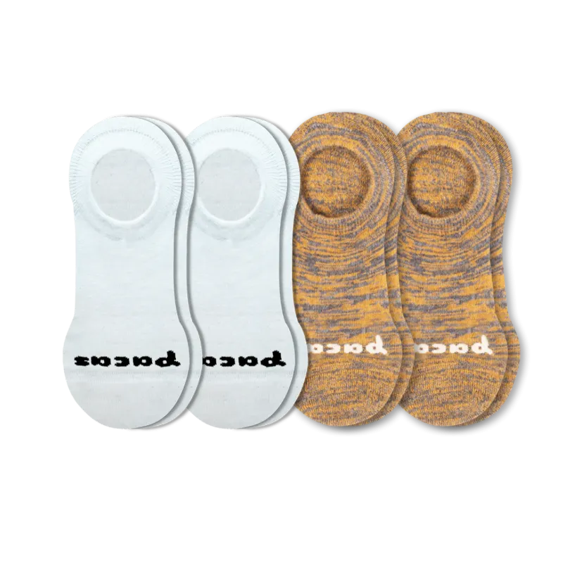 4 Pack - Women's No Show Socks