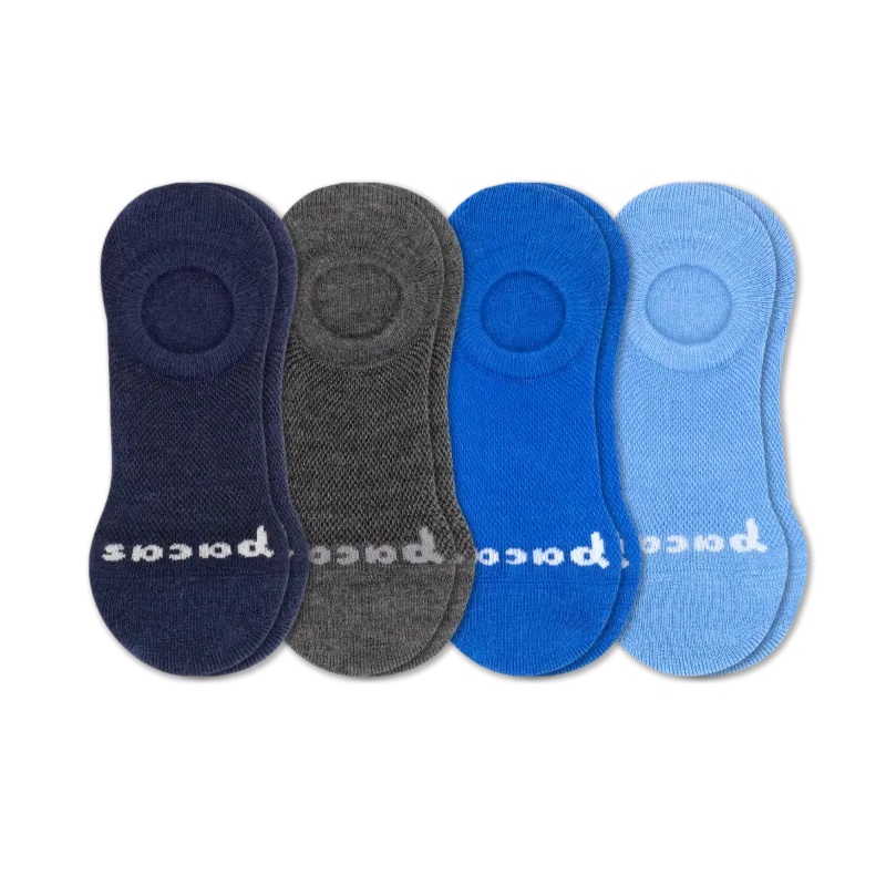 4 Pack - Women's No Show Socks