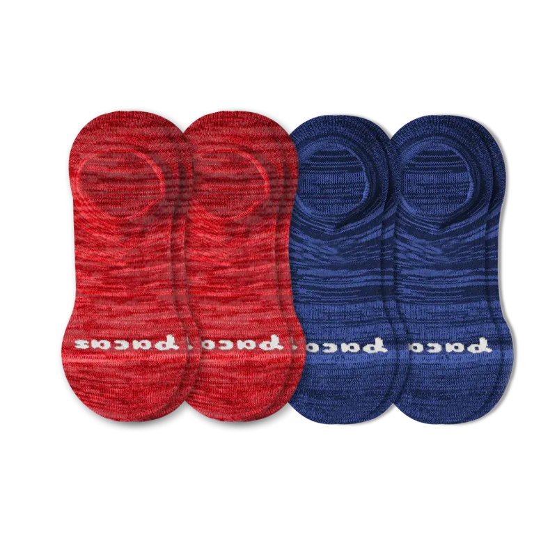 4 Pack - Women's No Show Socks