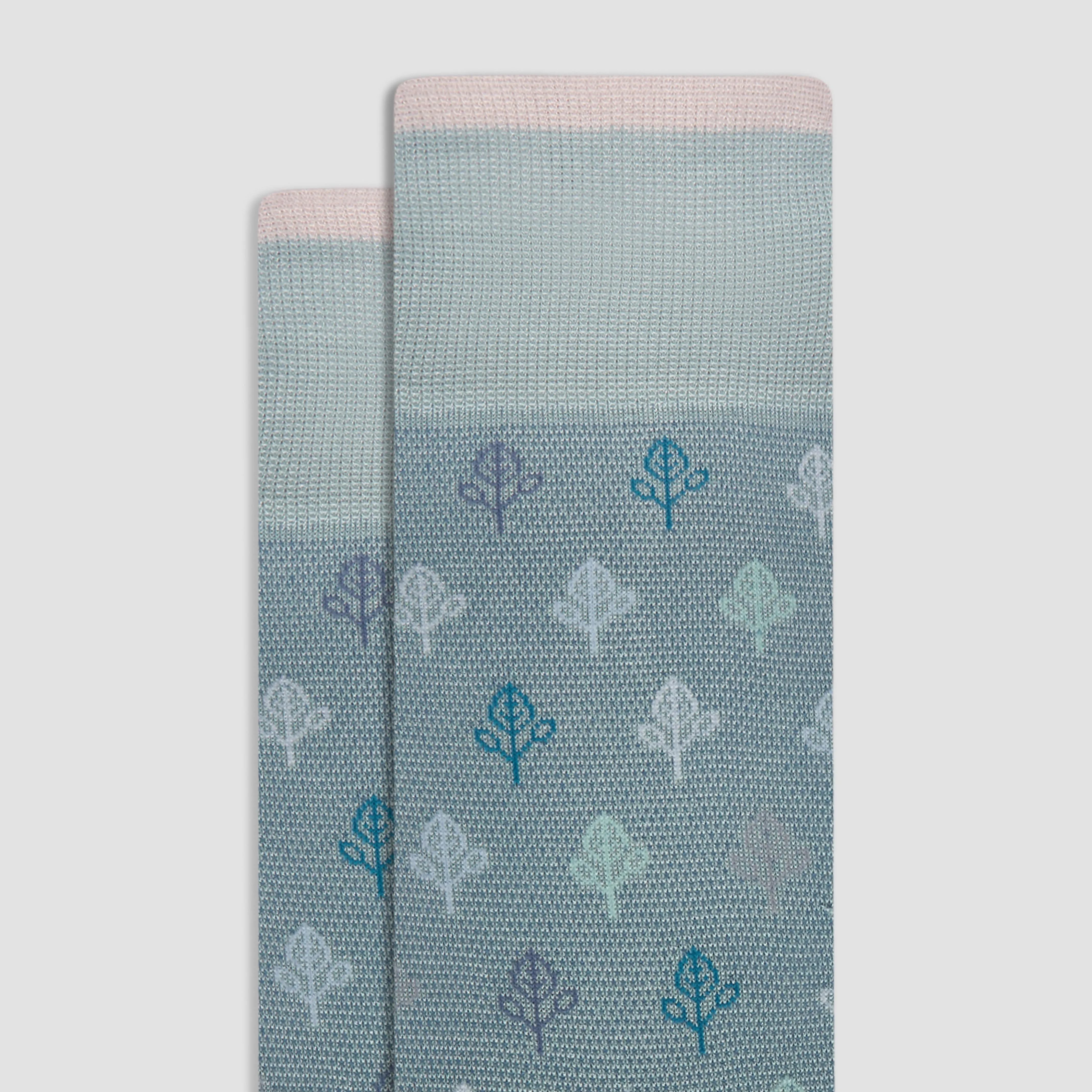 Abstract Mid-Calf Socks