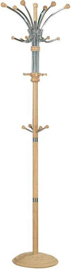 Acme Hubert Coat Rack in Natural Finish 06317NA