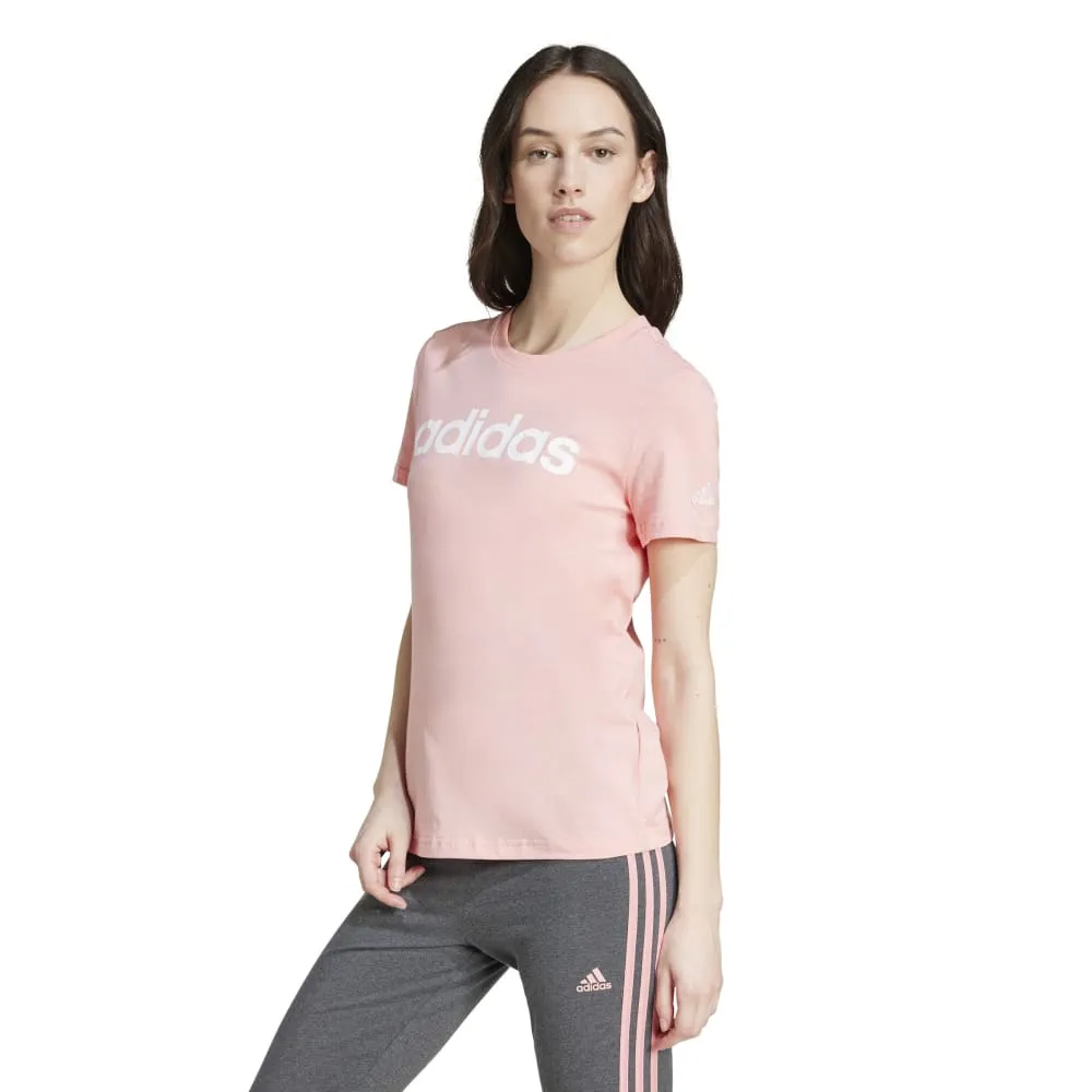 Adidas Womens Essentials Slim Logo T Shirt