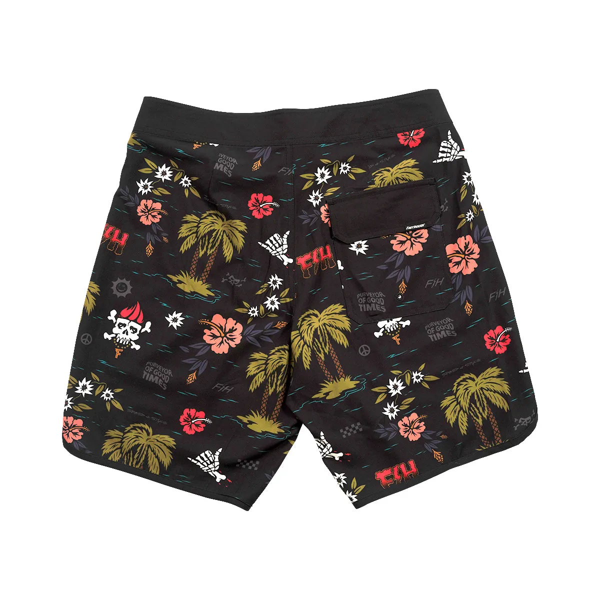 After Hours 3-Pocket Tribe Youth Boardshort - Black