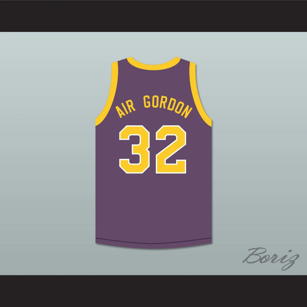 Air Gordon 32 Purple Basketball Jersey with Martin Patch