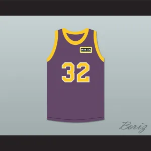 Air Gordon 32 Purple Basketball Jersey with Martin Patch