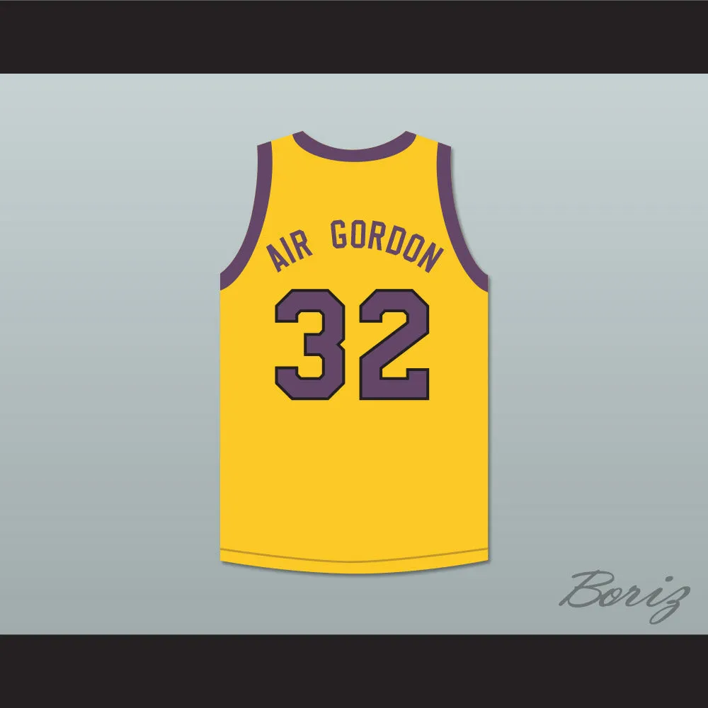 Air Gordon 32 Yellow Basketball Jersey with Martin Patch