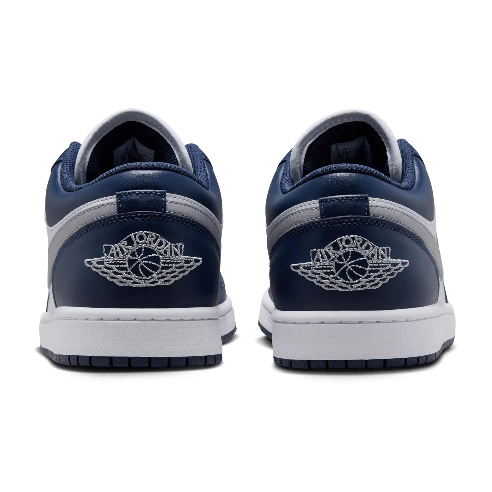 Air Jordan 1 Low White/Wolf Grey-Midnight Navy 553558-141