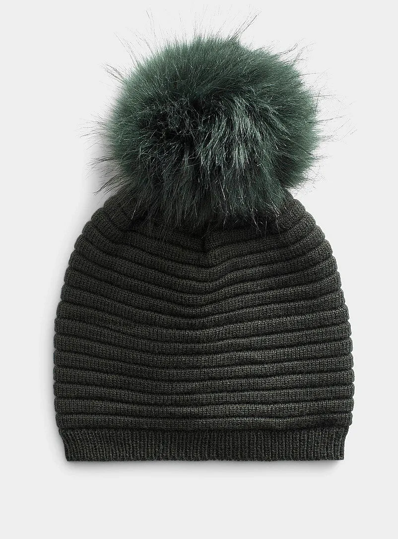 Aline Fox Fur Beanie