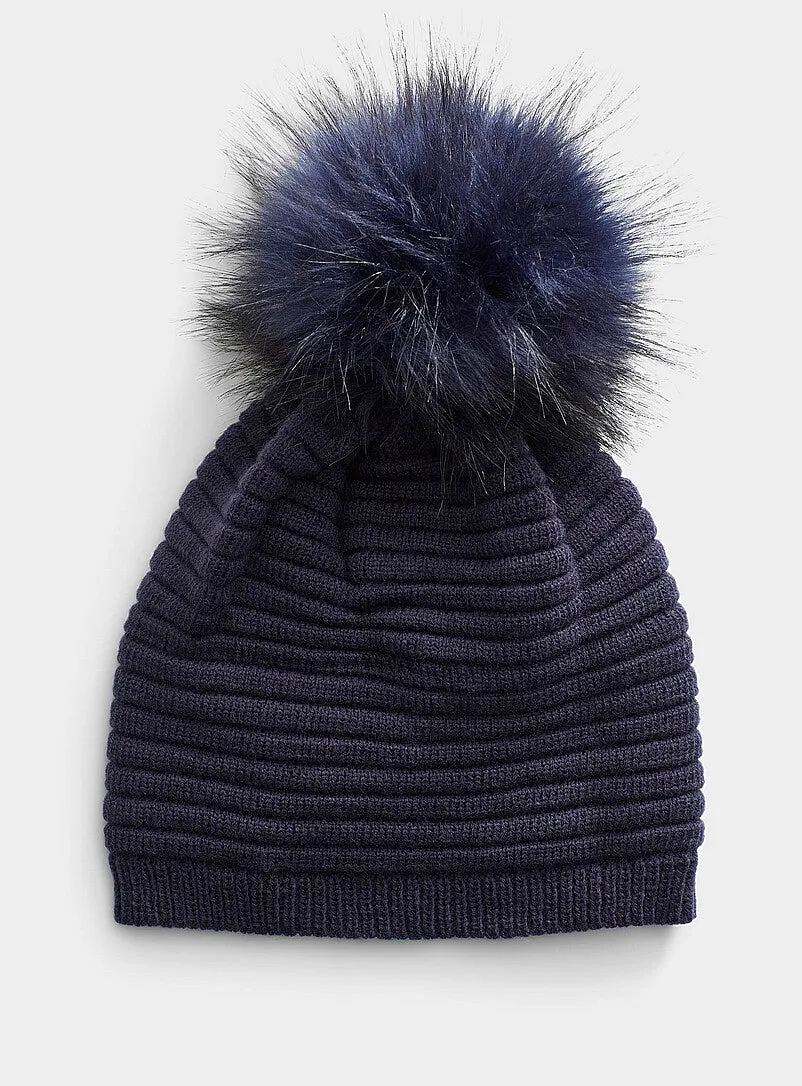 Aline Fox Fur Beanie