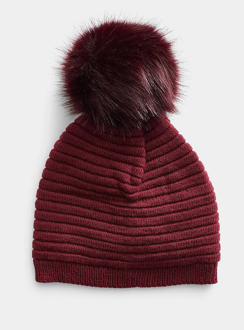 Aline Fox Fur Beanie