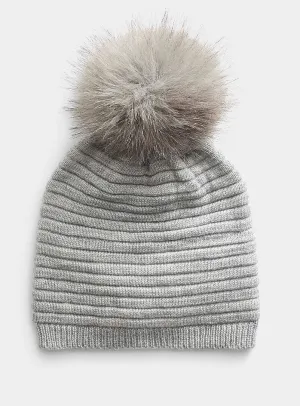 Aline Fox Fur Beanie