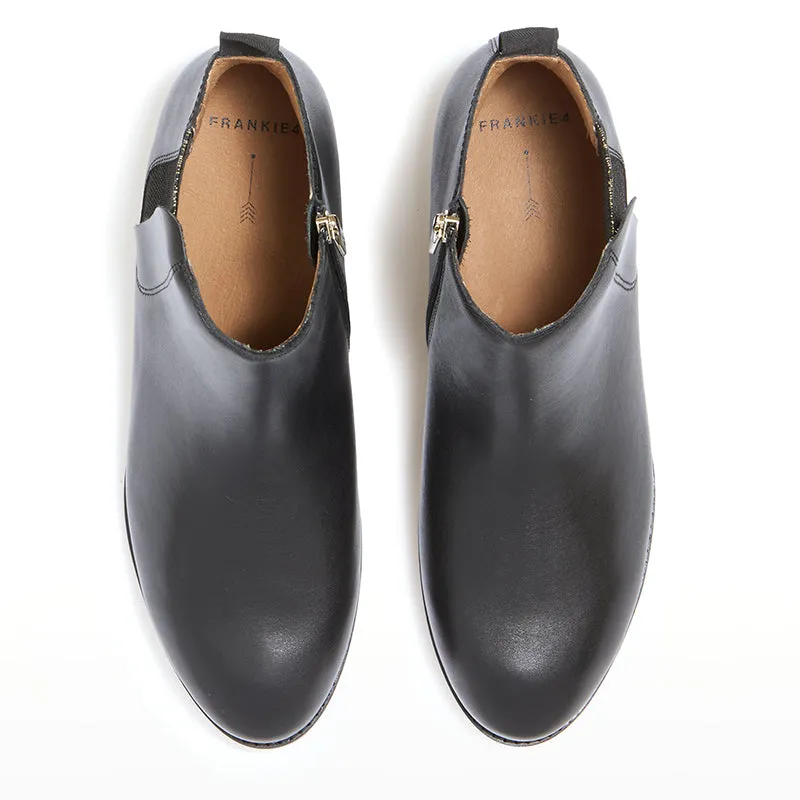 AUSTEN II - BLACK LEATHER