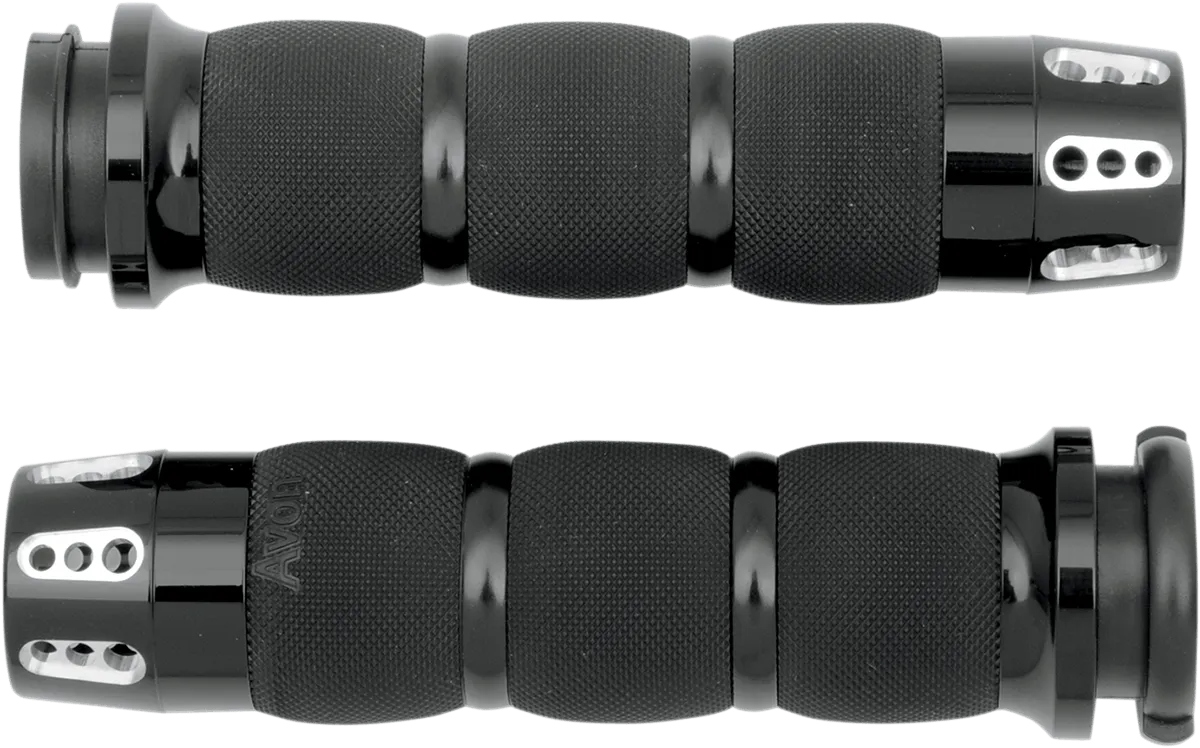 Avon Grips AIR-90-AN-FL-GA Gatlin Air Cushioned Grips - Black