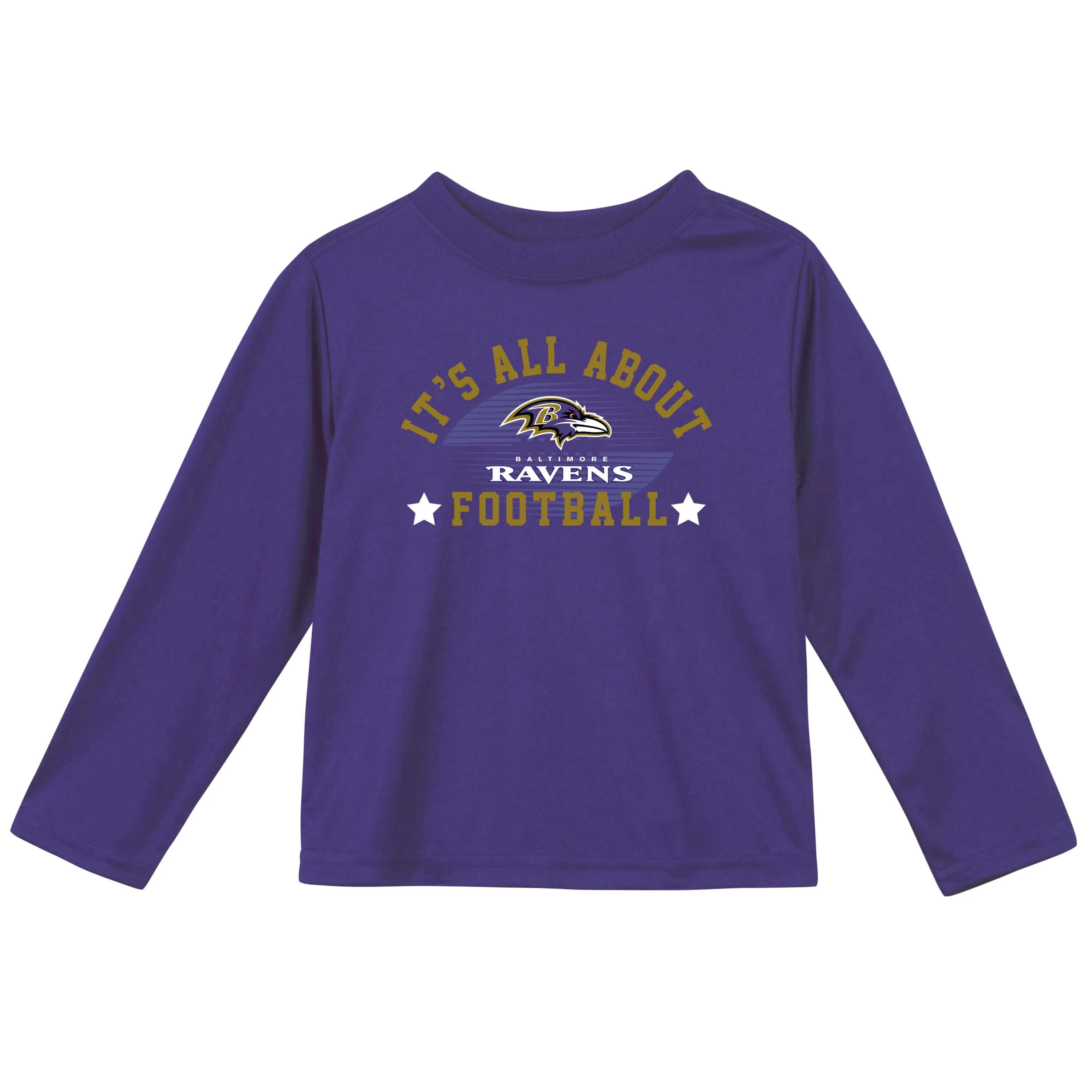 Baltimore Ravens Boys Long Sleeve Tee Shirt