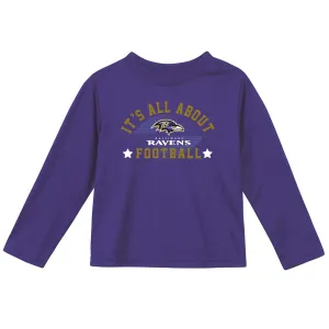 Baltimore Ravens Boys Long Sleeve Tee Shirt