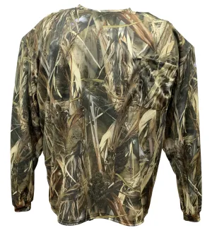 Big & Tall DRT Wet Land Camo Long Sleeve Hunting T-Shirt