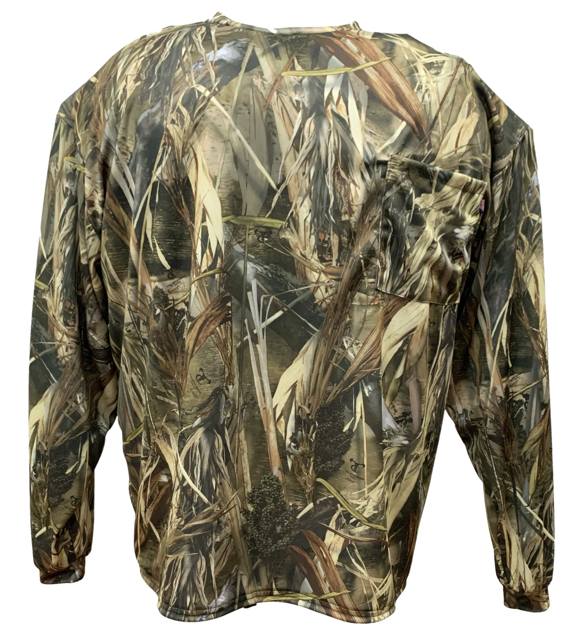Big & Tall DRT Wet Land Camo Long Sleeve Hunting T-Shirt