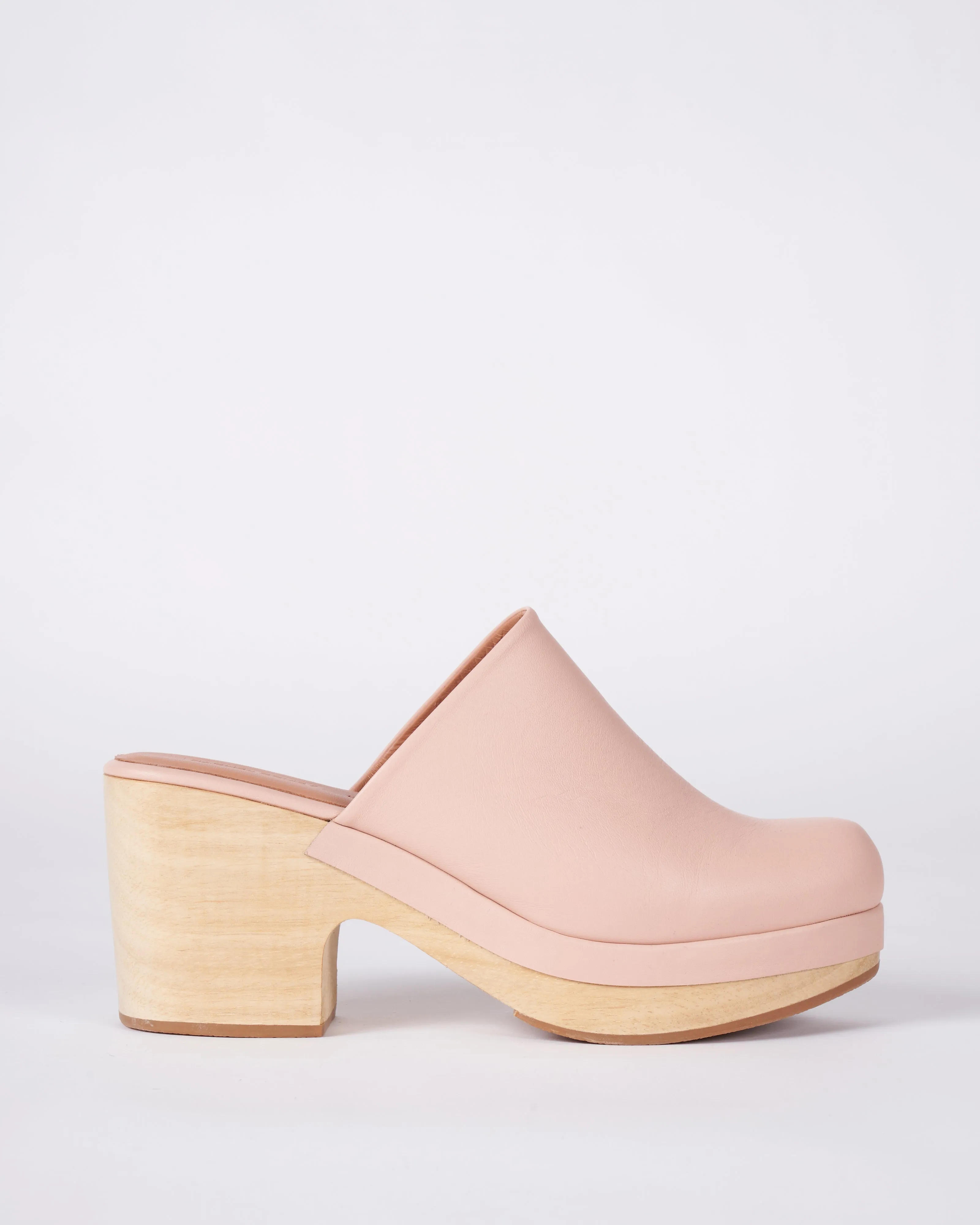 bose clog - leather upper - blush
