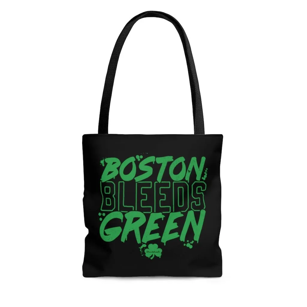 Boston Bleeds Green Tote Bag