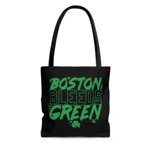Boston Bleeds Green Tote Bag