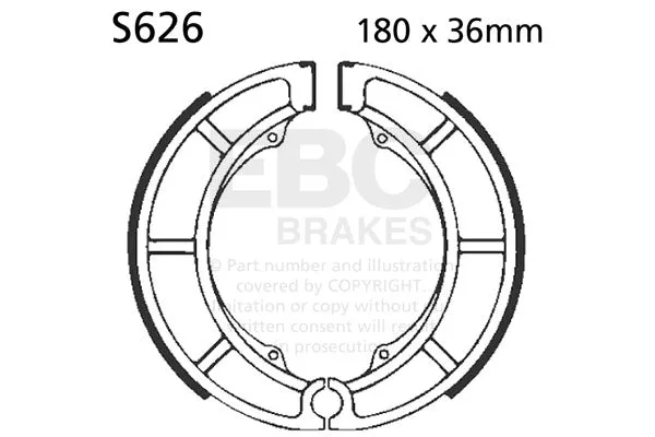 Brakes - S626 Organic - EBC