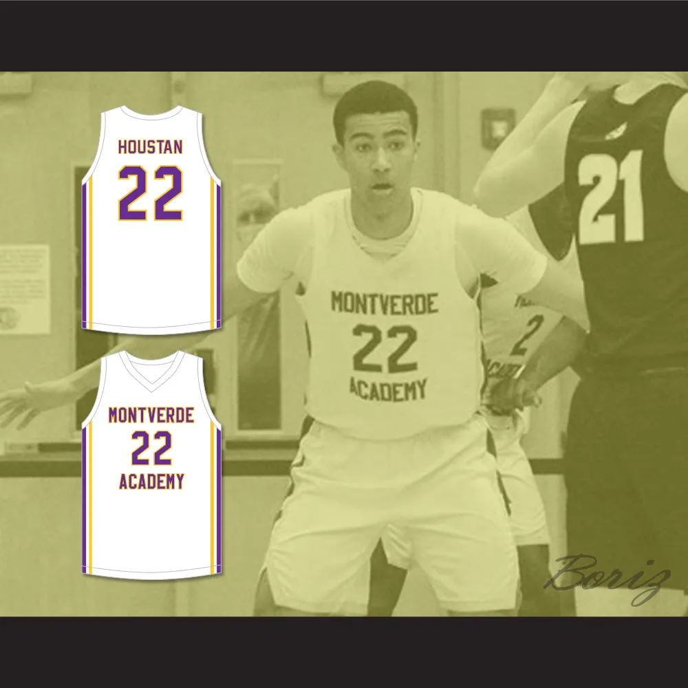 Caleb Houstan 22 Montverde Academy Eagles White Basketball Jersey 2