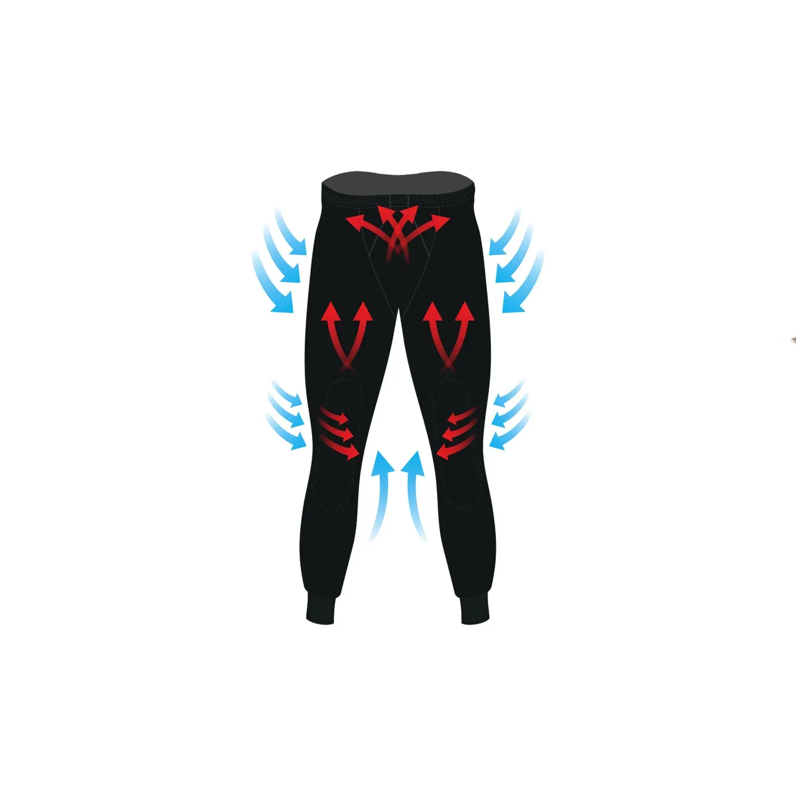 Camouflage Thermal Insulated Wool Pant Black