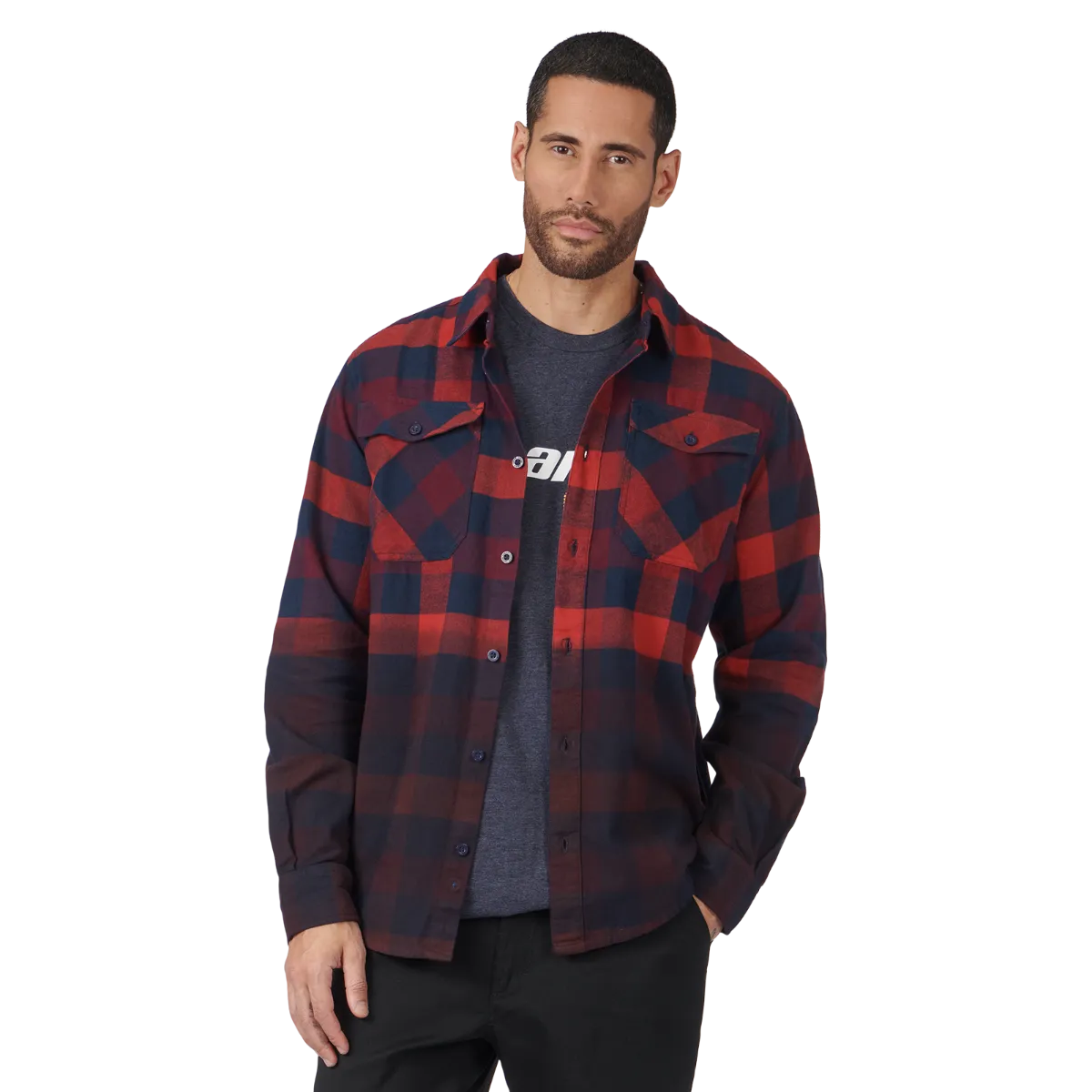 Can-Am Dip-Dyed Flannel Shirt