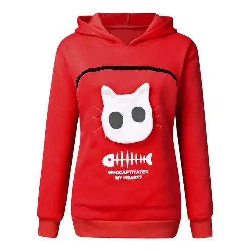 Carry-Me-Everywhere Cat Pouch Hoodie