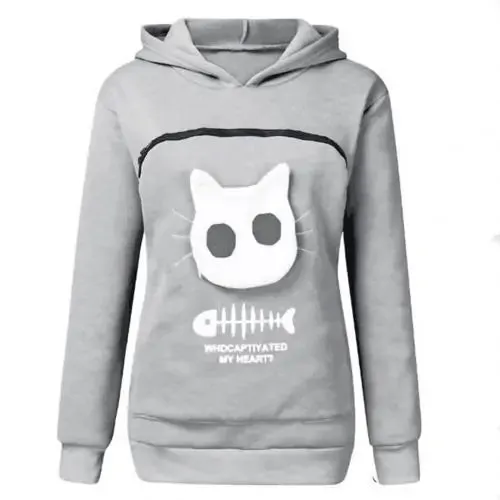 Carry-Me-Everywhere Cat Pouch Hoodie