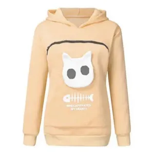 Carry-Me-Everywhere Cat Pouch Hoodie