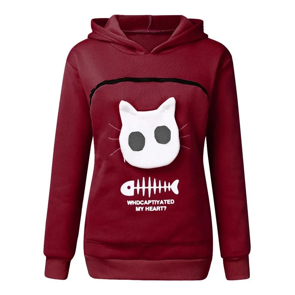 Carry-Me-Everywhere Cat Pouch Hoodie
