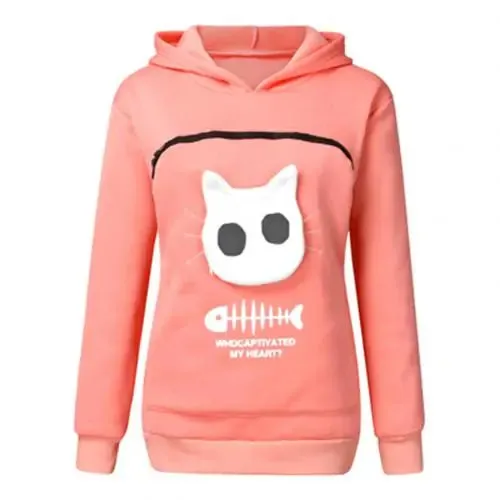 Carry-Me-Everywhere Cat Pouch Hoodie