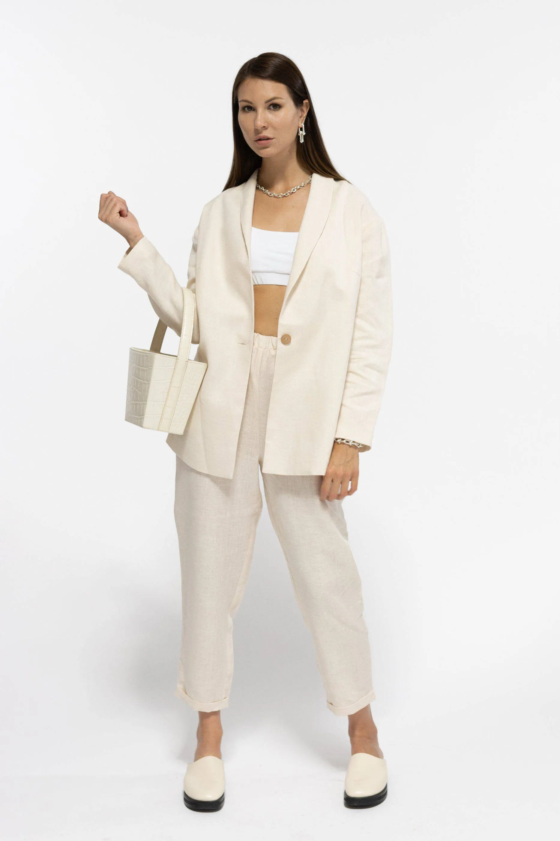 Casual Linen Suit
