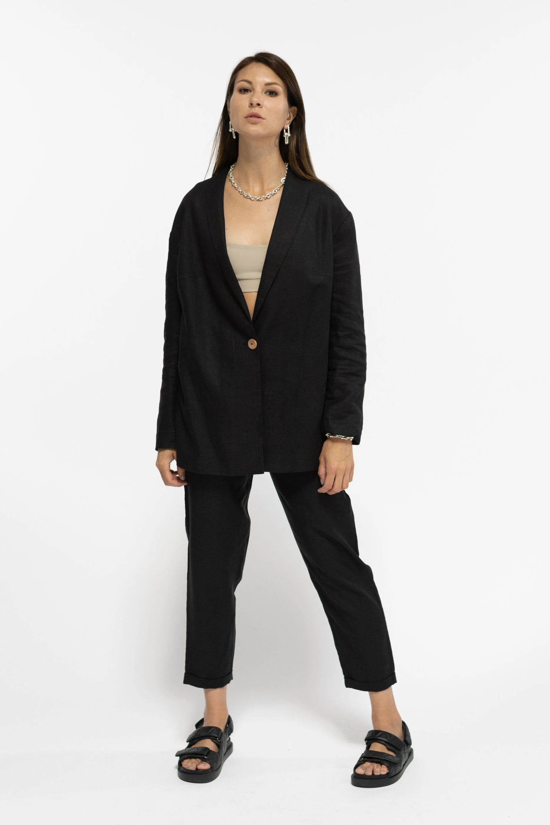 Casual Linen Suit