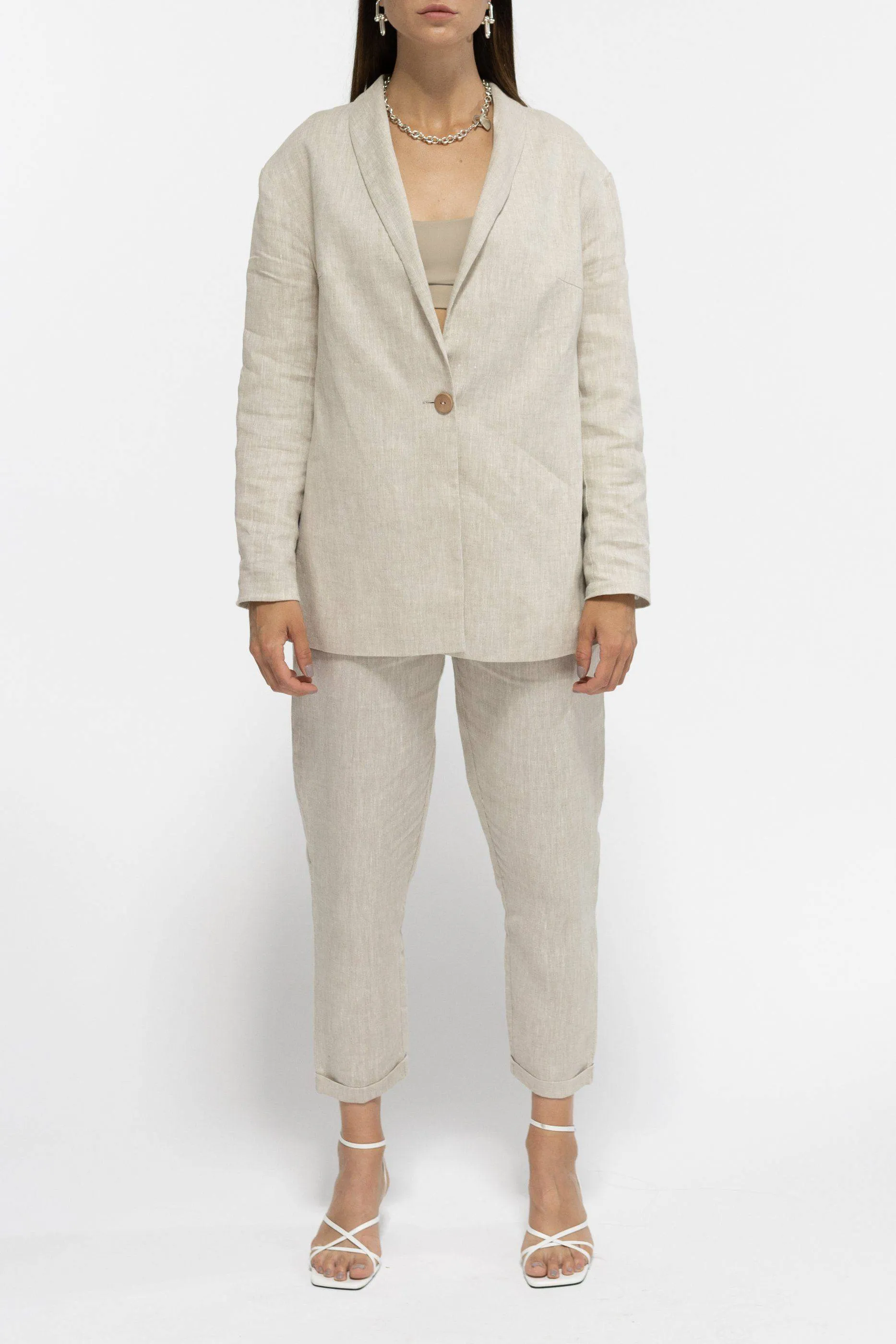 Casual Linen Suit