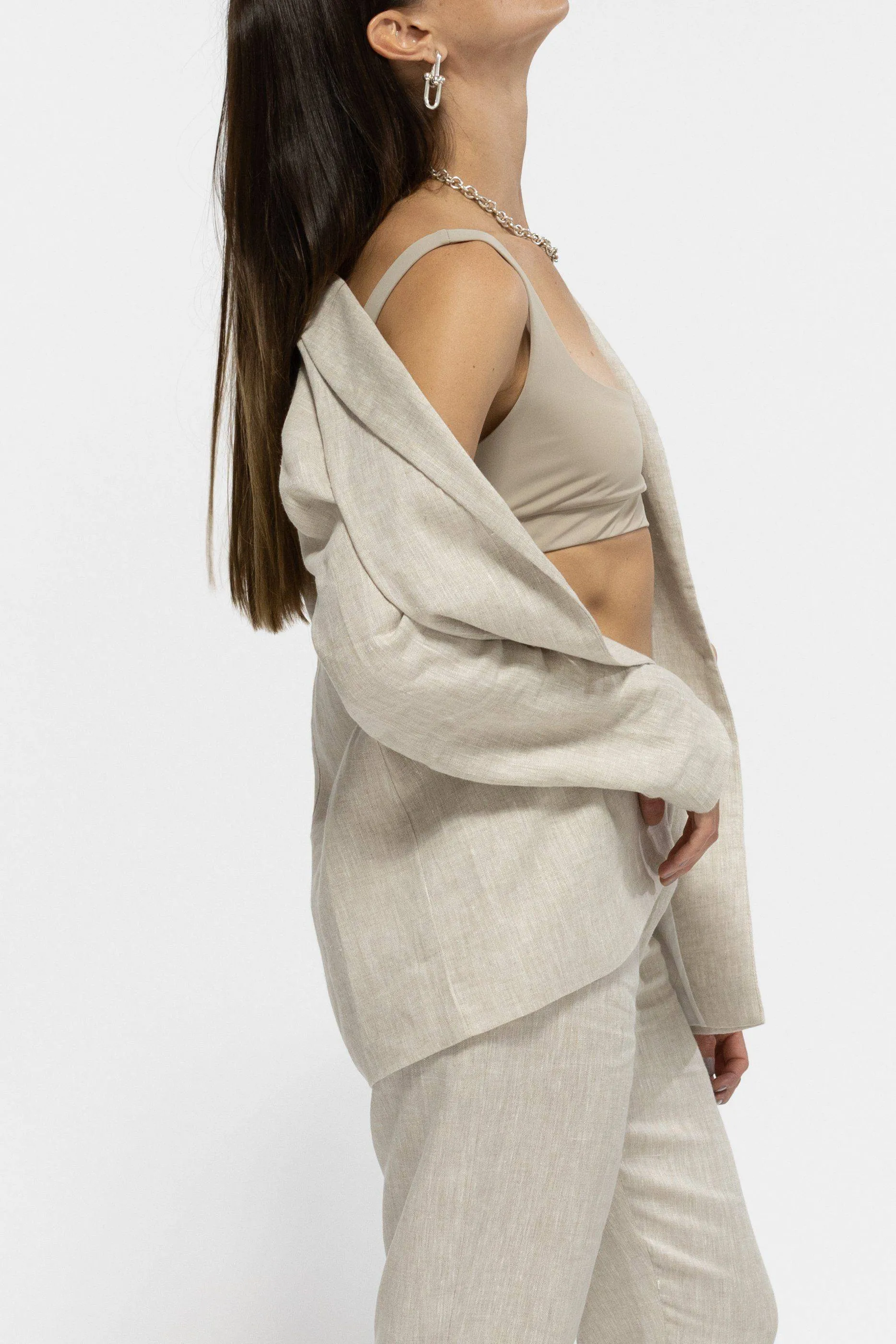Casual Linen Suit