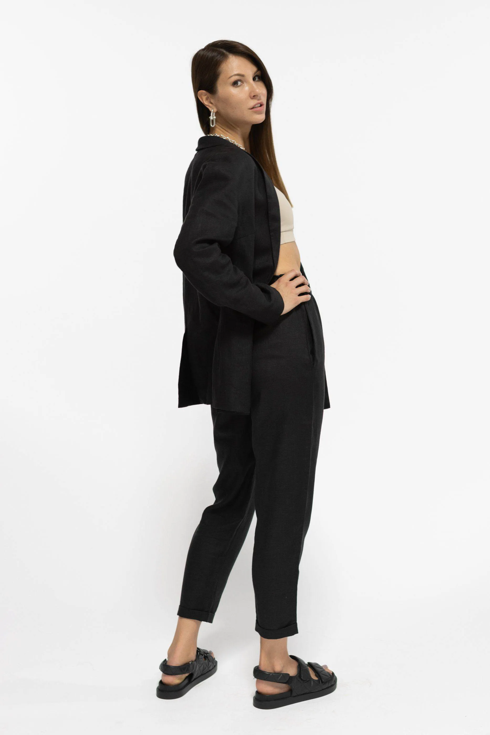 Casual Linen Suit
