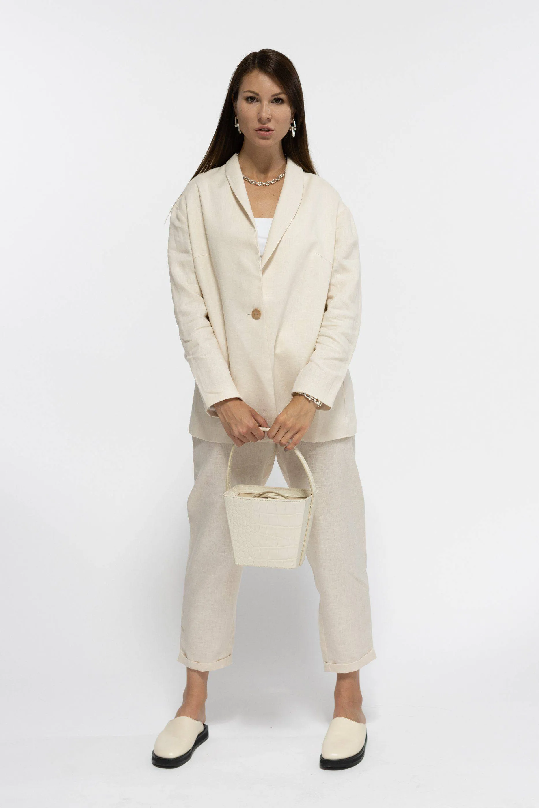 Casual Linen Suit