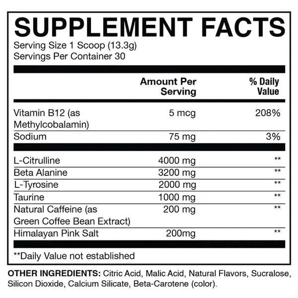 CBUM Essential Pre-Workout, 30 Servings