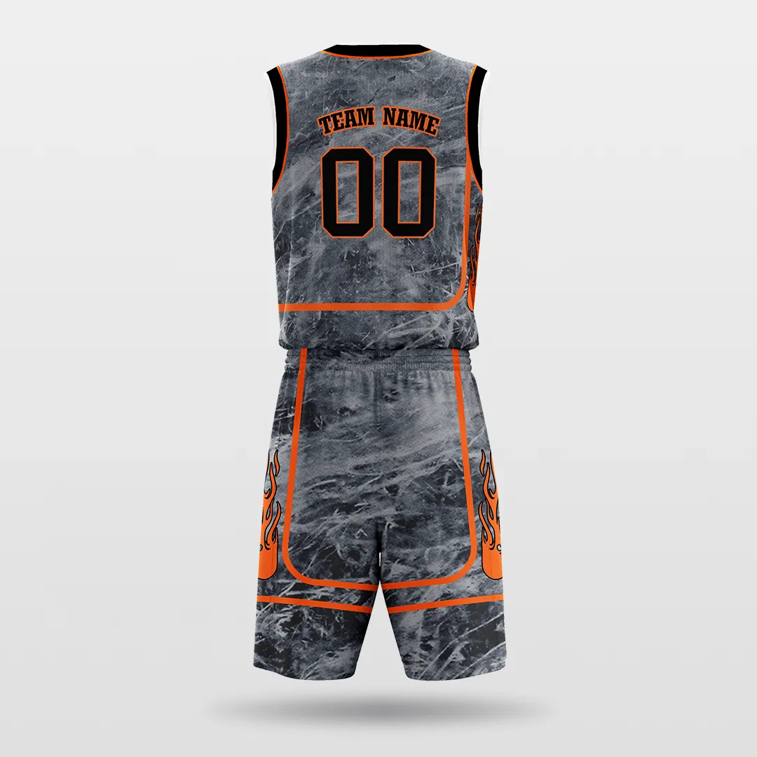 Cement- Customized Sublimated Basketball Set