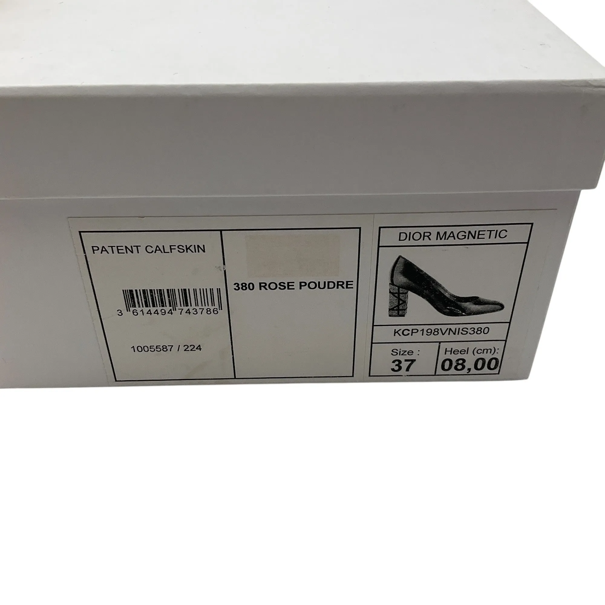 Christian Dior Rose Poudre Patent Calfskin Pumps