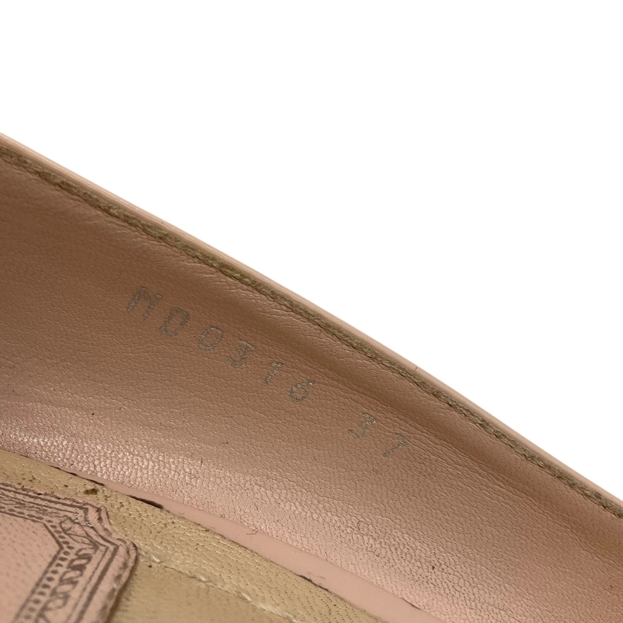 Christian Dior Rose Poudre Patent Calfskin Pumps